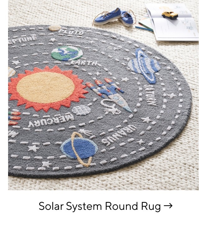 SOLAR SYSTEM ROUND RUG