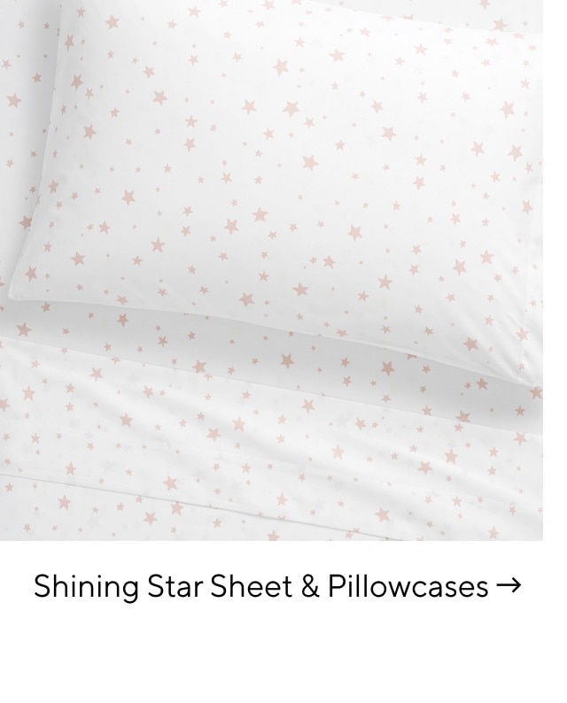 SHINING STAR SHEET & PILLOWCASES