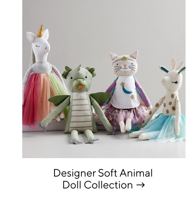 DESIGNER SOFT ANIMAL DOLL COLLECTION