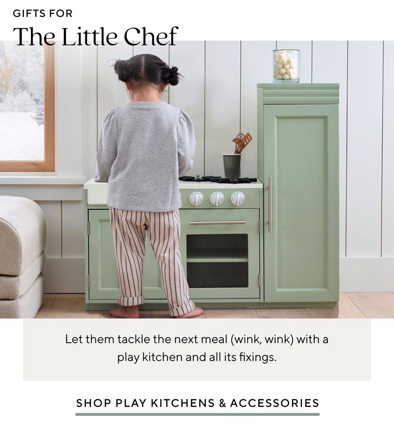 GIFTS FOR THE LITTLE CHEF - SHOP PLAY KITCHENS & ACCESSORIES