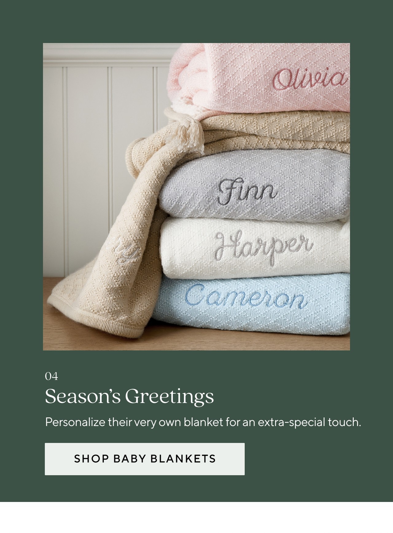 SHOP BABY BLANKETS