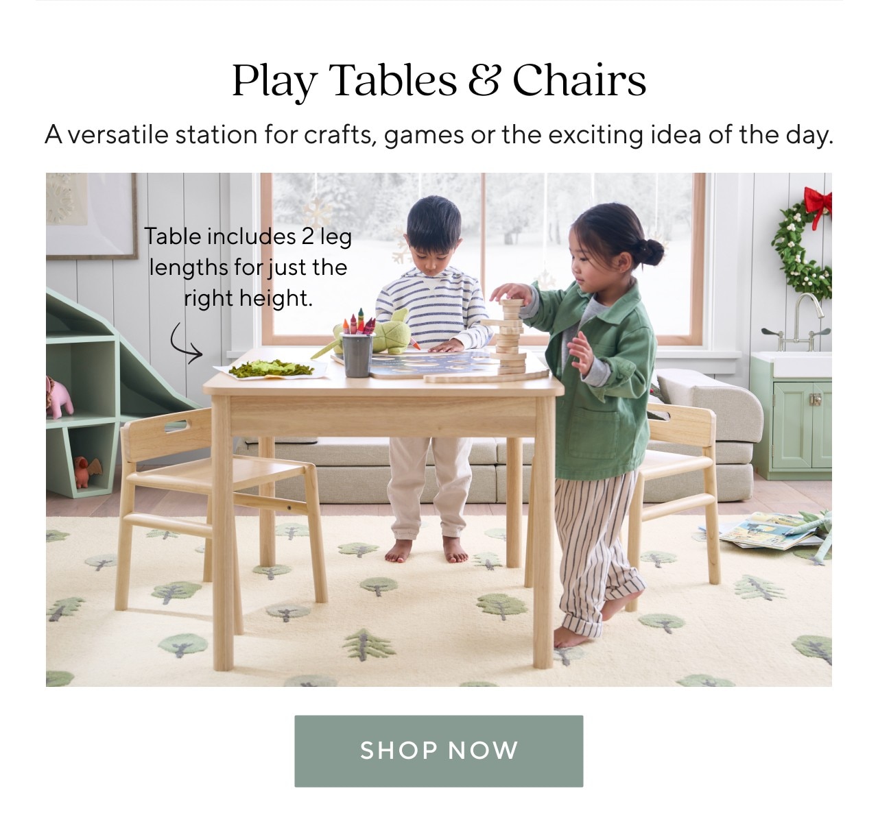 PLAY TABLES & CHAIR