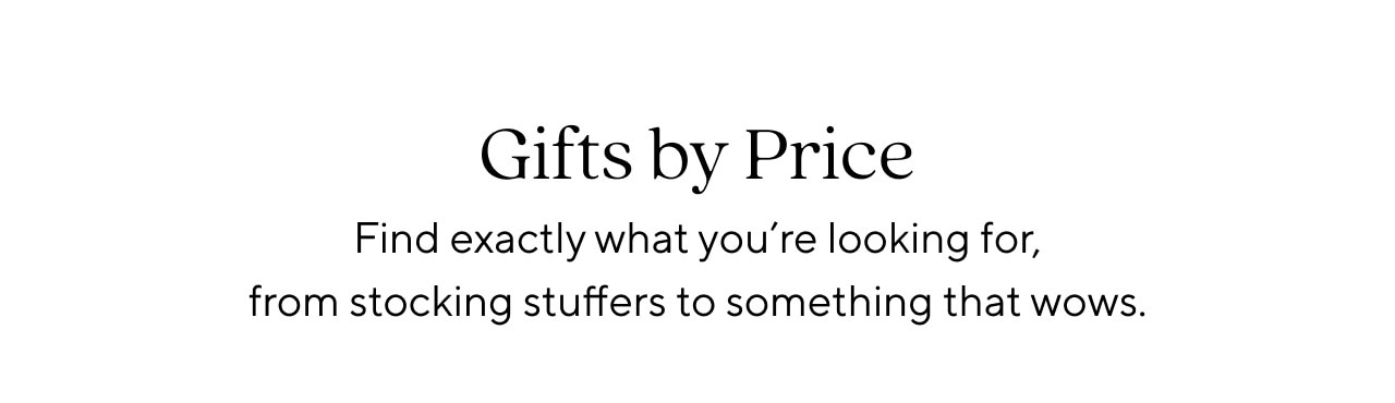 GIFTS BY PRICE