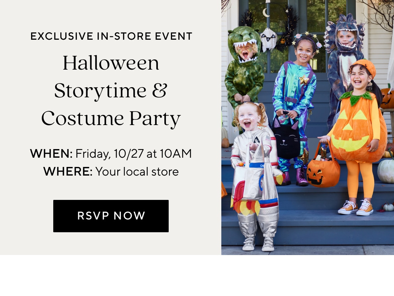 EXCLUSIVE IN-STORE EVENT - HALLOWEEN STORYTIME & COSTUME PARTY