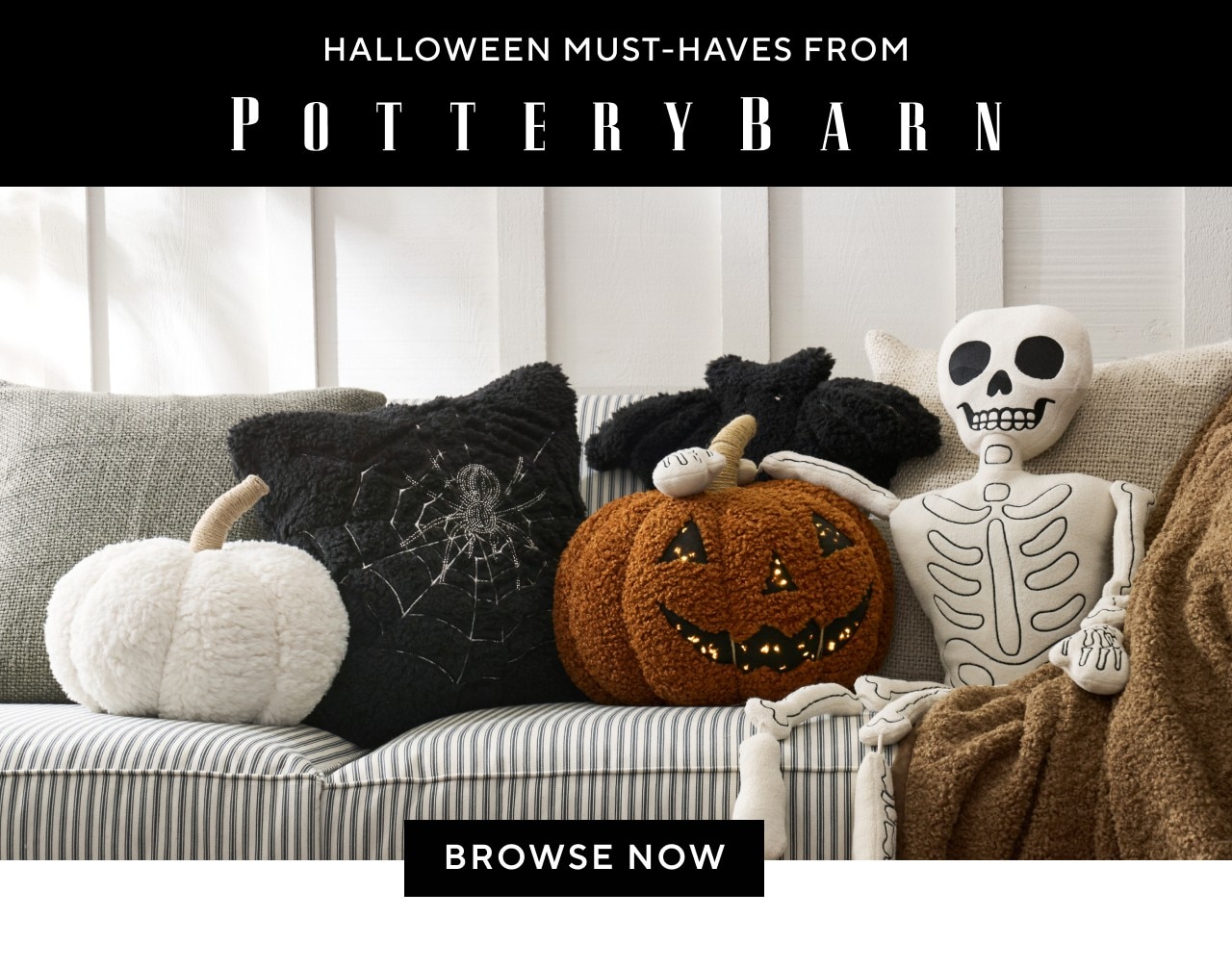 HALLOWEEN MUST-HAVES FROM POTTERY BARN