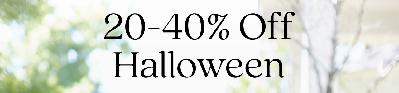 20-40% OFF HALLOWEEN