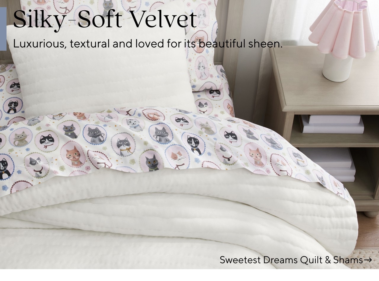 SWEETEST DREAMS QUILT & SHAMS