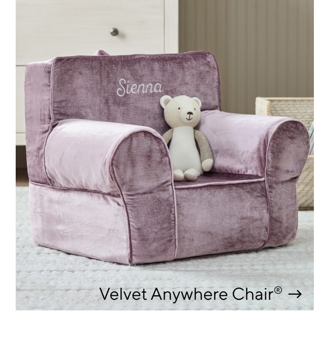 VELVET ANYWHERE CHAIR