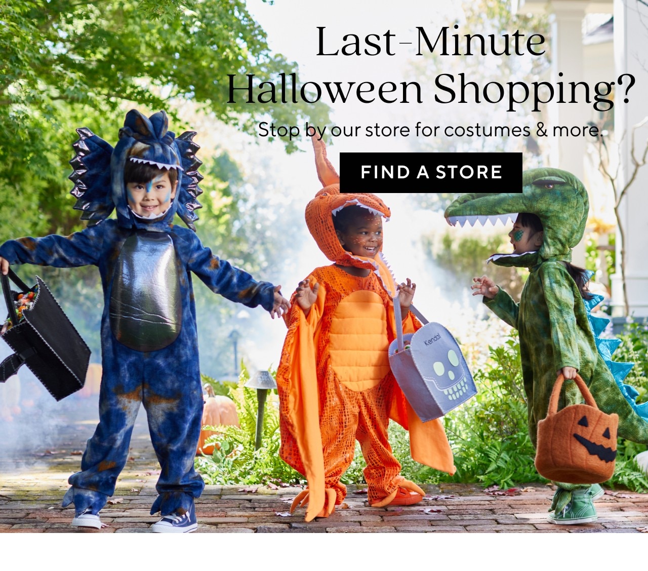 LAST MINUTE HALLOWEEN SHOPPING - FIND A STORE