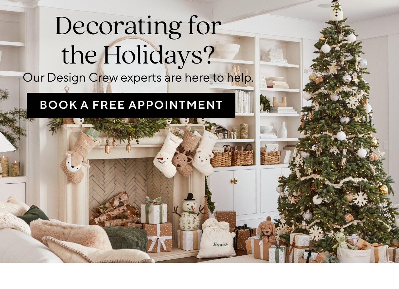 DECORATING FOR THE HOLIDAYS - BOOK A FREE APPOINTMENT