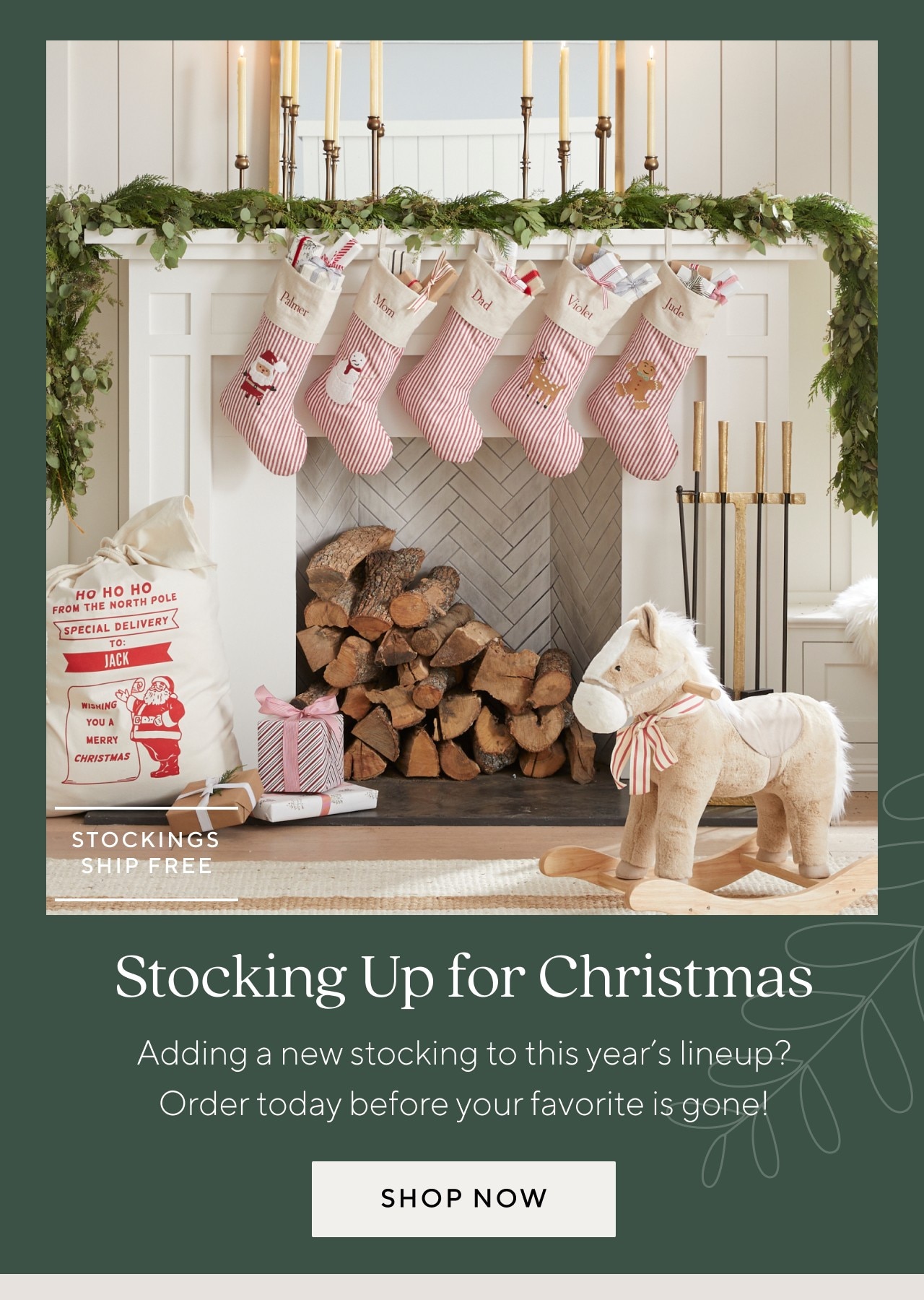 STOCKING UP FOR CHRISTMAS - SHOP STOCKINGS