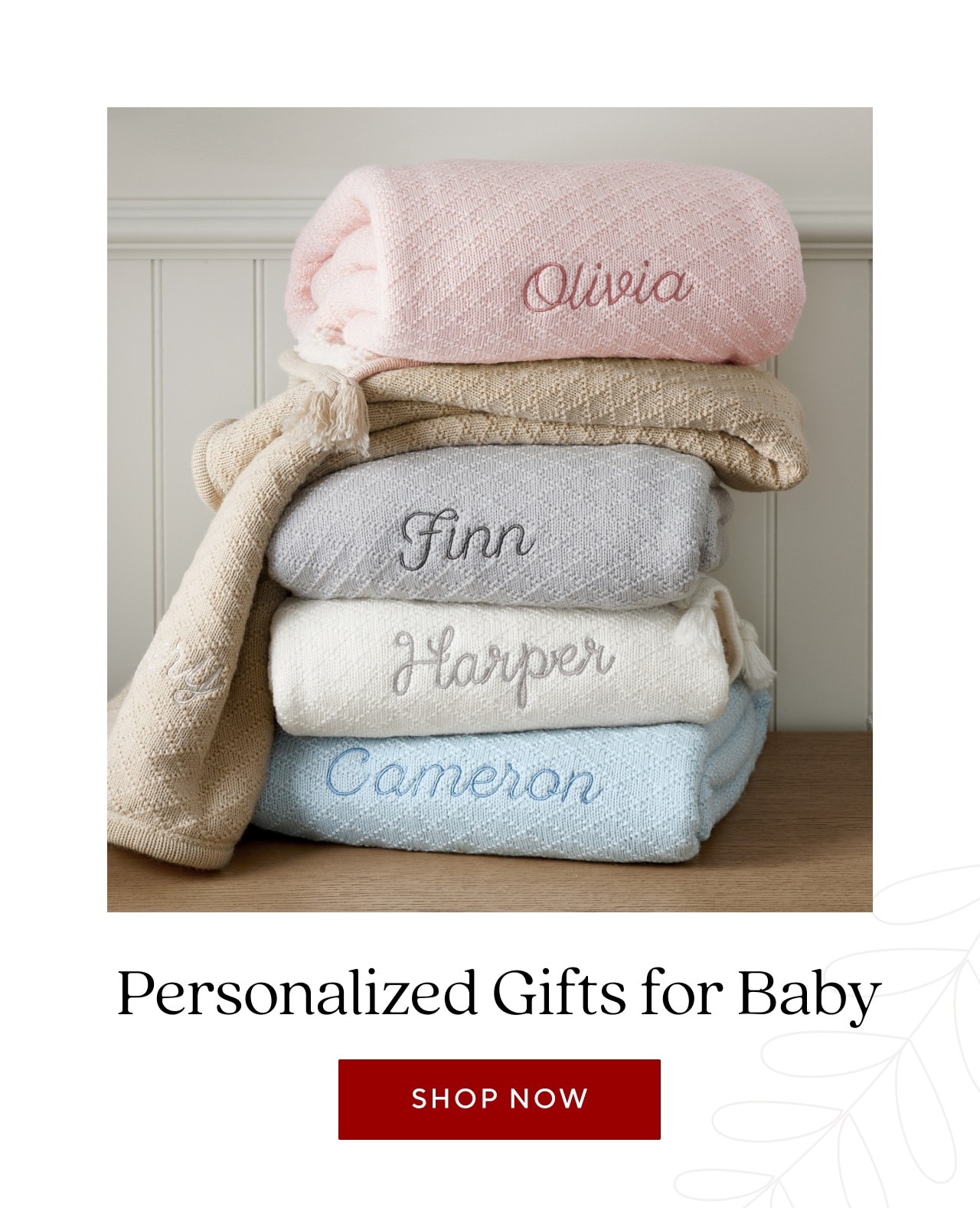 PERSONALIZED GIFTS FOR BABY