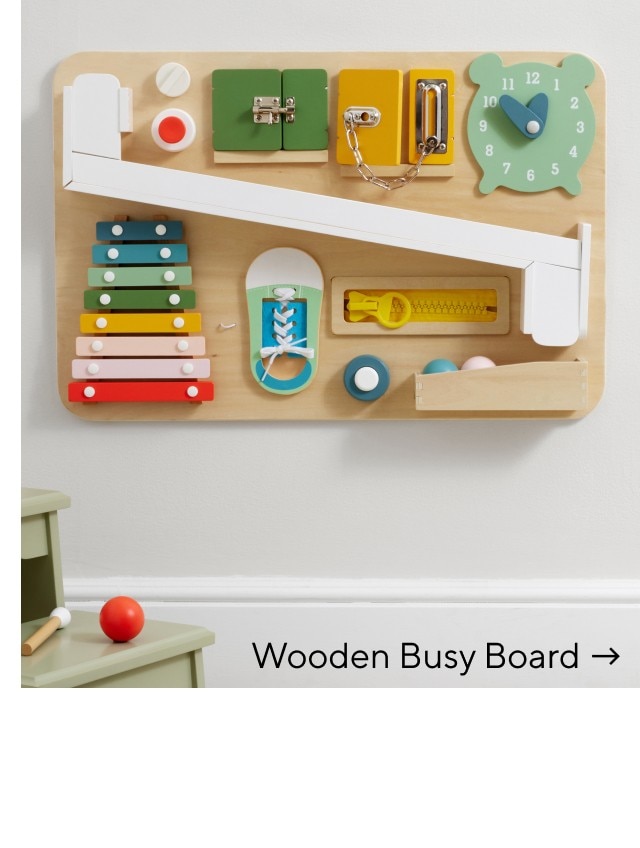 WOODEN BUSY BOARD