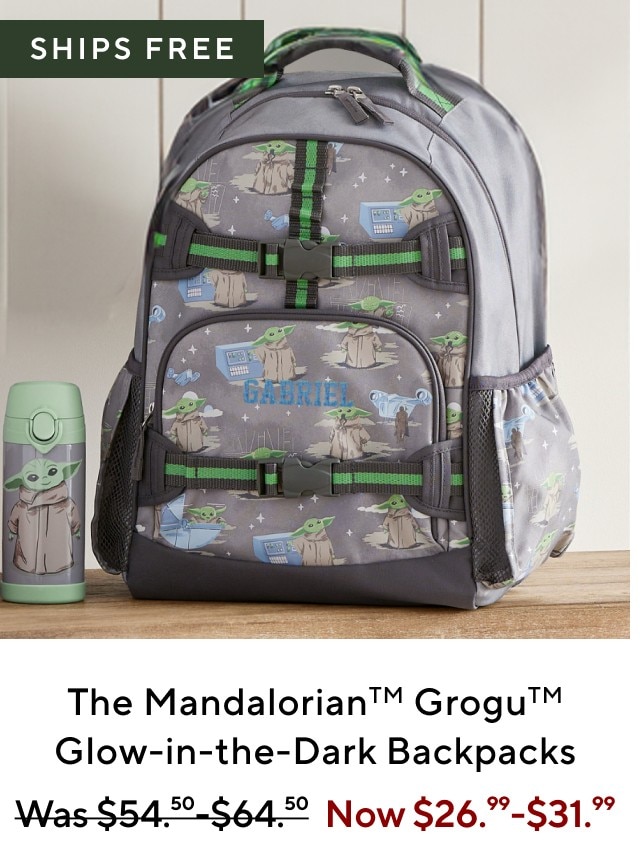 THE MANDALORIAN GROGU GLOW-IN-THE-DARK BACKPACKS