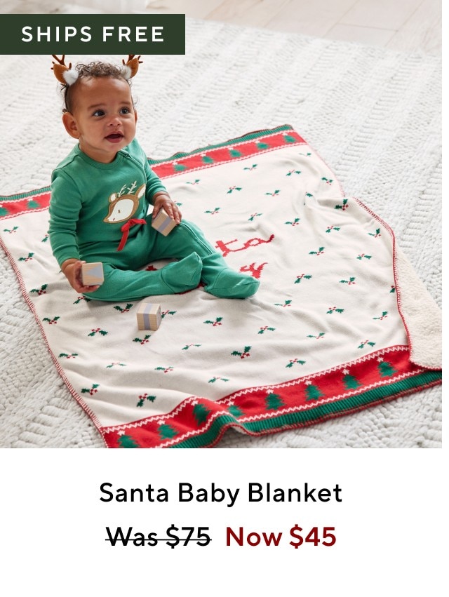 SANTA BABY BLANKET