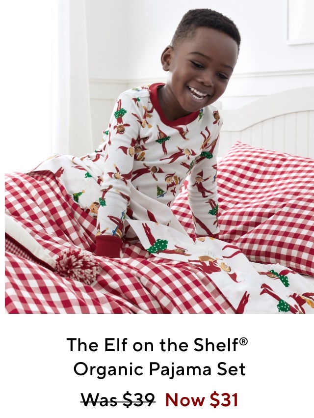 THE ELF ON THE SHELF ORGANIC PAJAMA SET