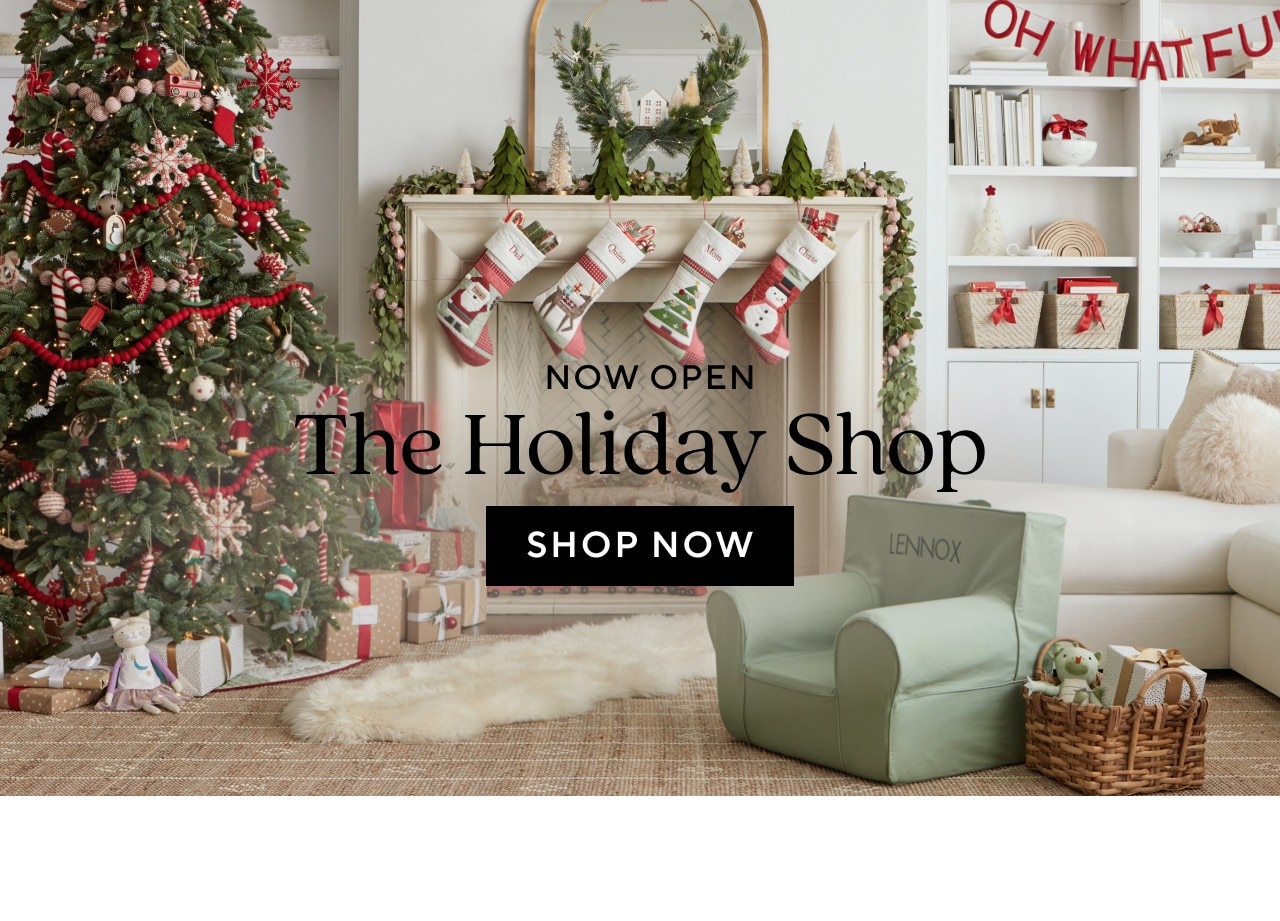 NOW OPEN - THE HOLIDAY SHOP