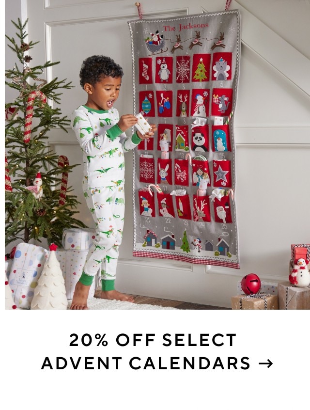 20% OFF SELECT ADVENT CALENDARS