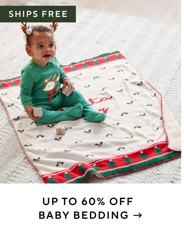 UP TO 60% OFF BABY BEDDING