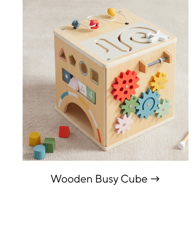 WOODEN BUSY CUBE