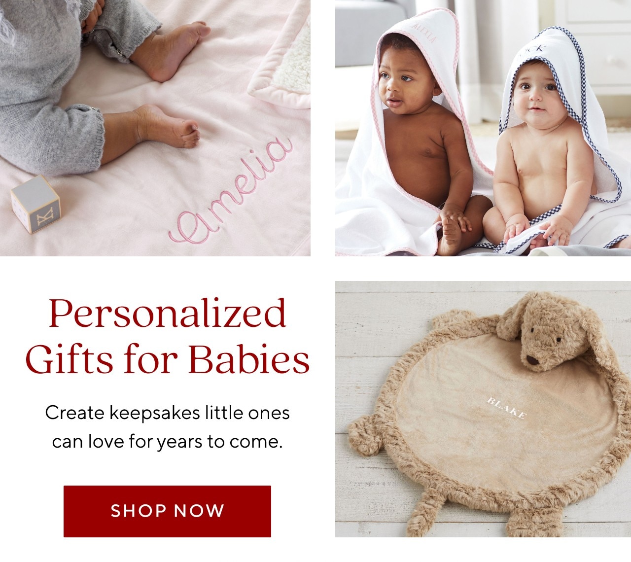PERSONALIZED GIFTS FOR BABIES