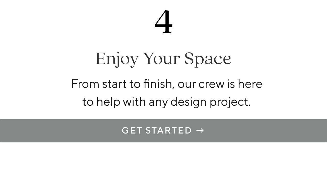 4. ENJOY YOUR SPACE