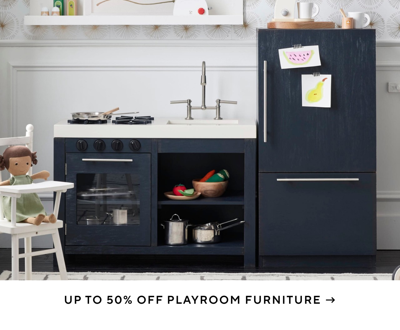 UP TO 50% OFF PLAYROOM FURNITURE