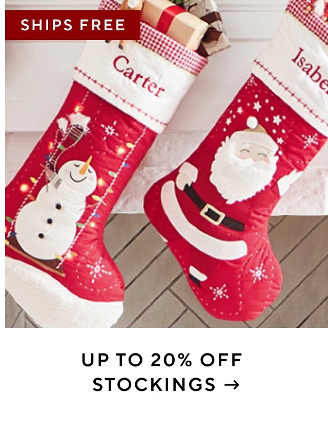 UP TO 20% OFF STOCKINGS