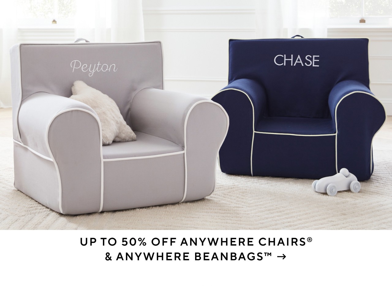 UP TO 50% OFF ANYWHERE CHAIRS & ANYWHERE BEANBAGS