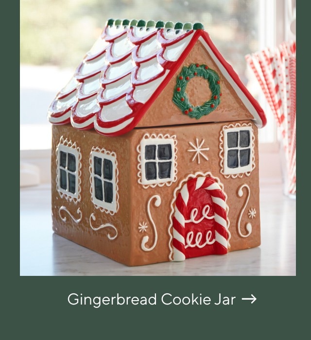 GINGERBREAD COOKIE JAR