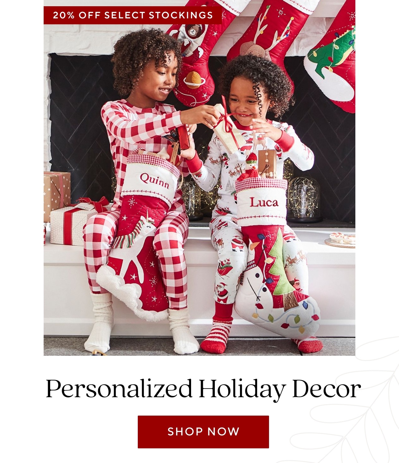 PERSONALIZED HOLIDAY DECOR