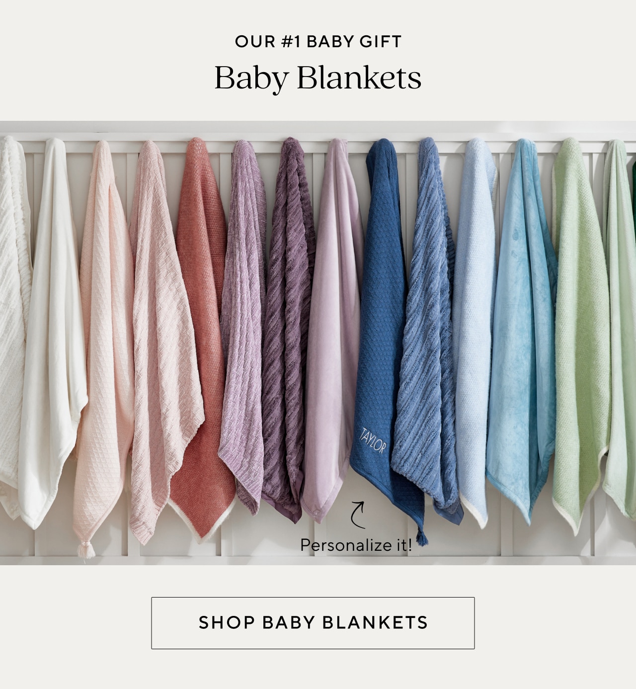 OUR #1 BABY GIFT - BABY BLANKETS