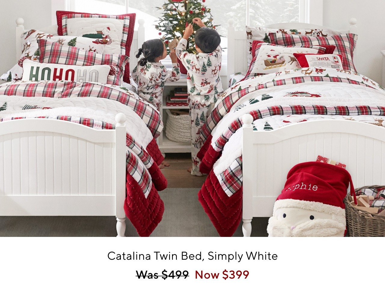 CATALINA TWIN BED, SIMPLY WHITE