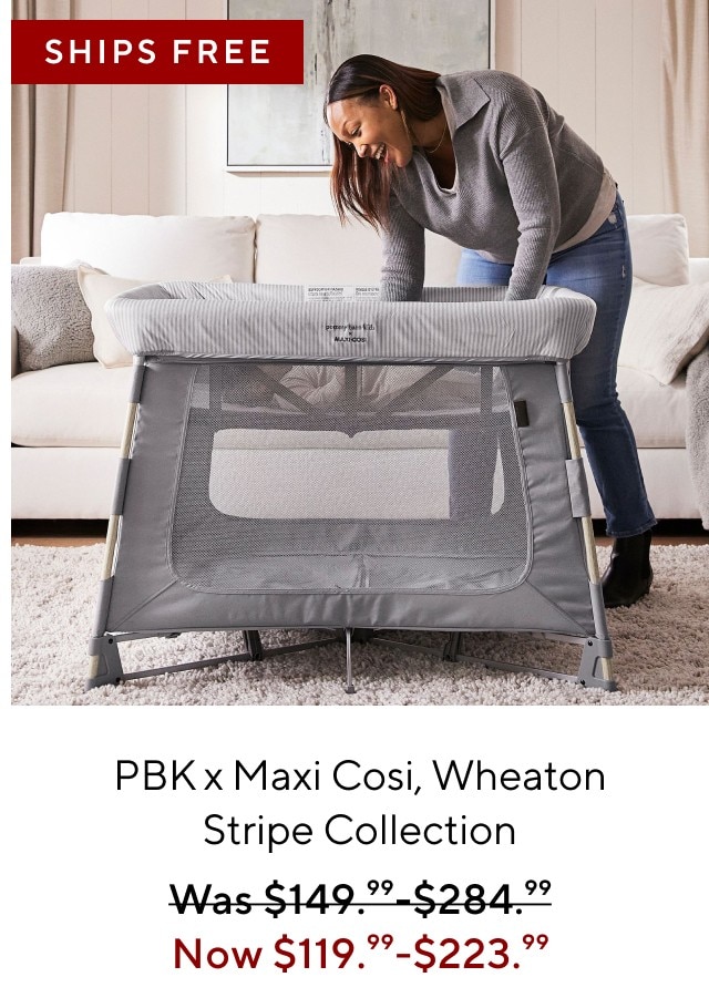 PBK X MAXI COSI, WHEATON STRIPE COLLECTION