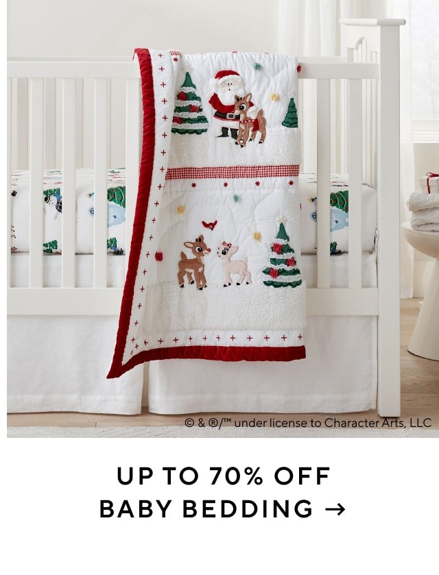 UP TO 70% OFF BABY BEDDING