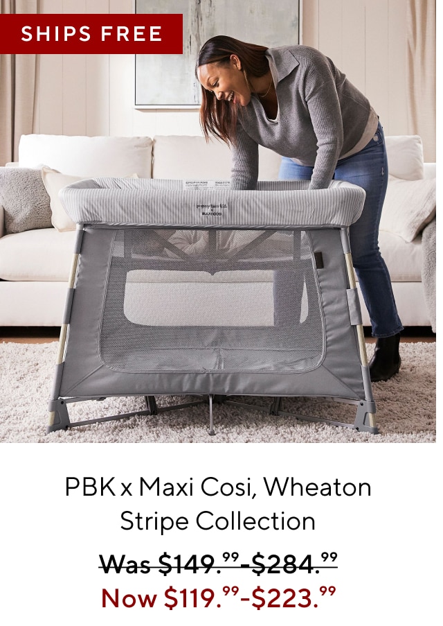 PBK X MAXI COSI, WHEATON STRIPE COLLECTION