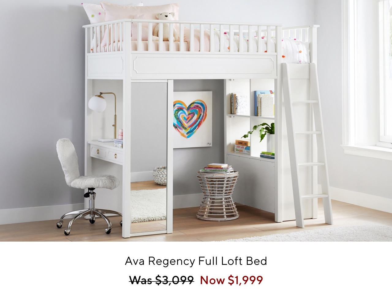 AVA REGENCY FULL LOFT BED