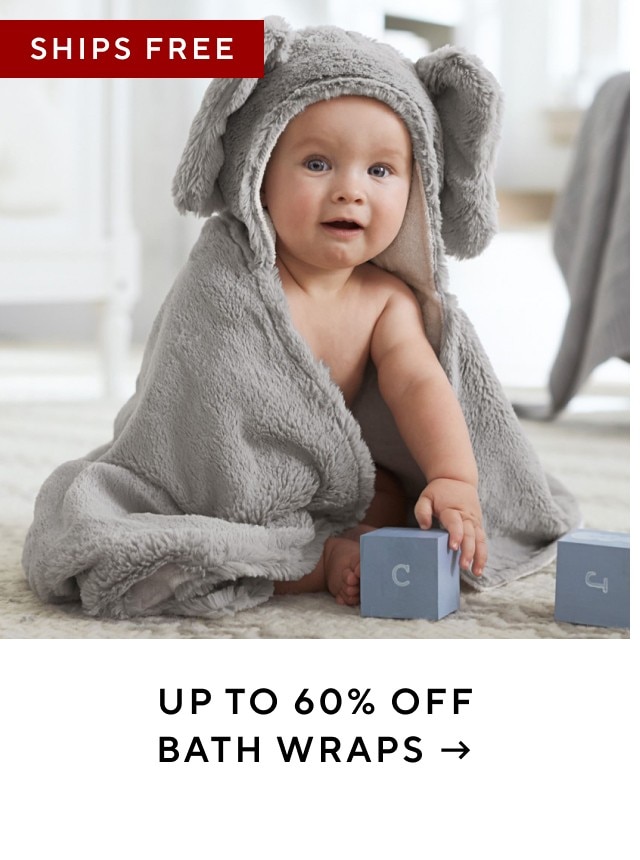 UP TO 60% OFF BATH WRAPS