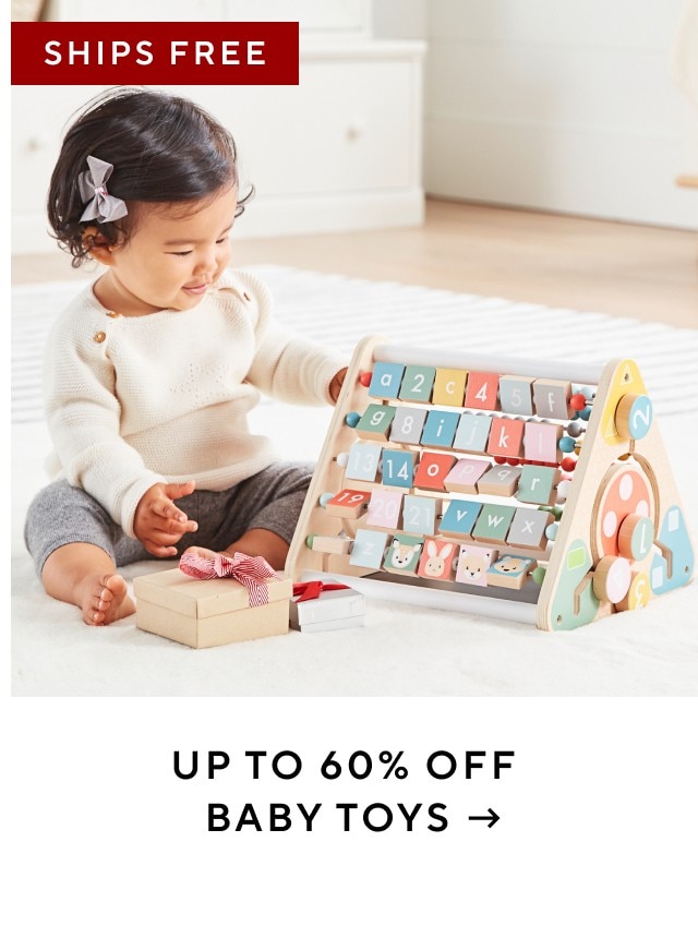 UP TO 60% OFF BABY TOYS