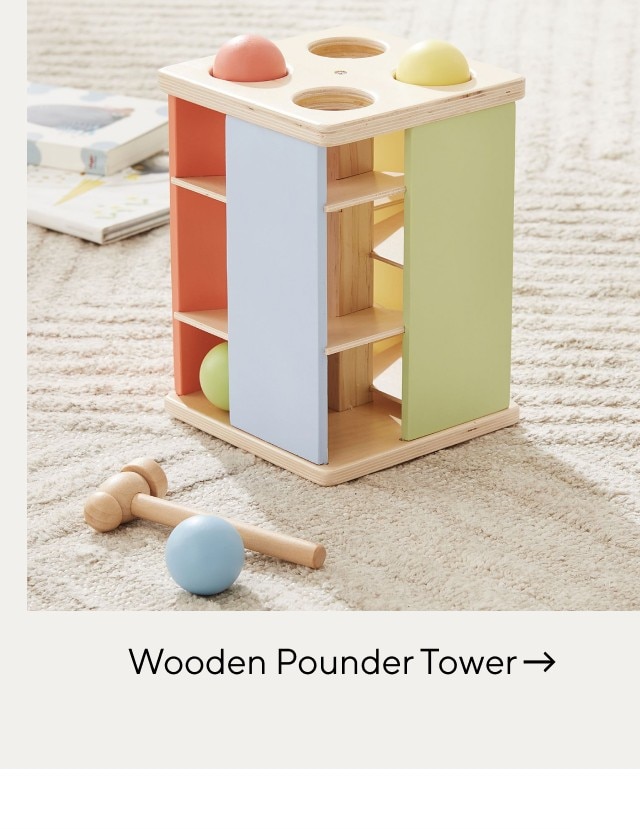 WOODEN POUNDER TOWER