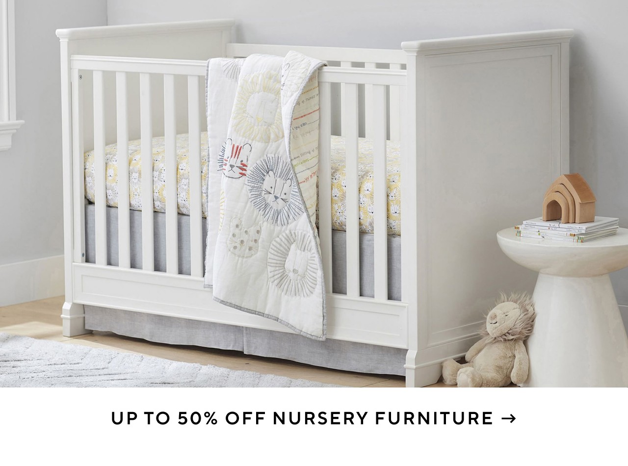 UP TO 50% OFF NURSERY FURNITURE