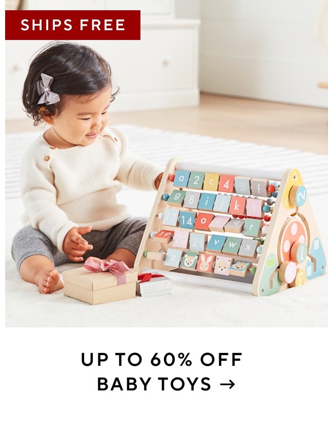 UP TO 60% OFF BABY TOYS