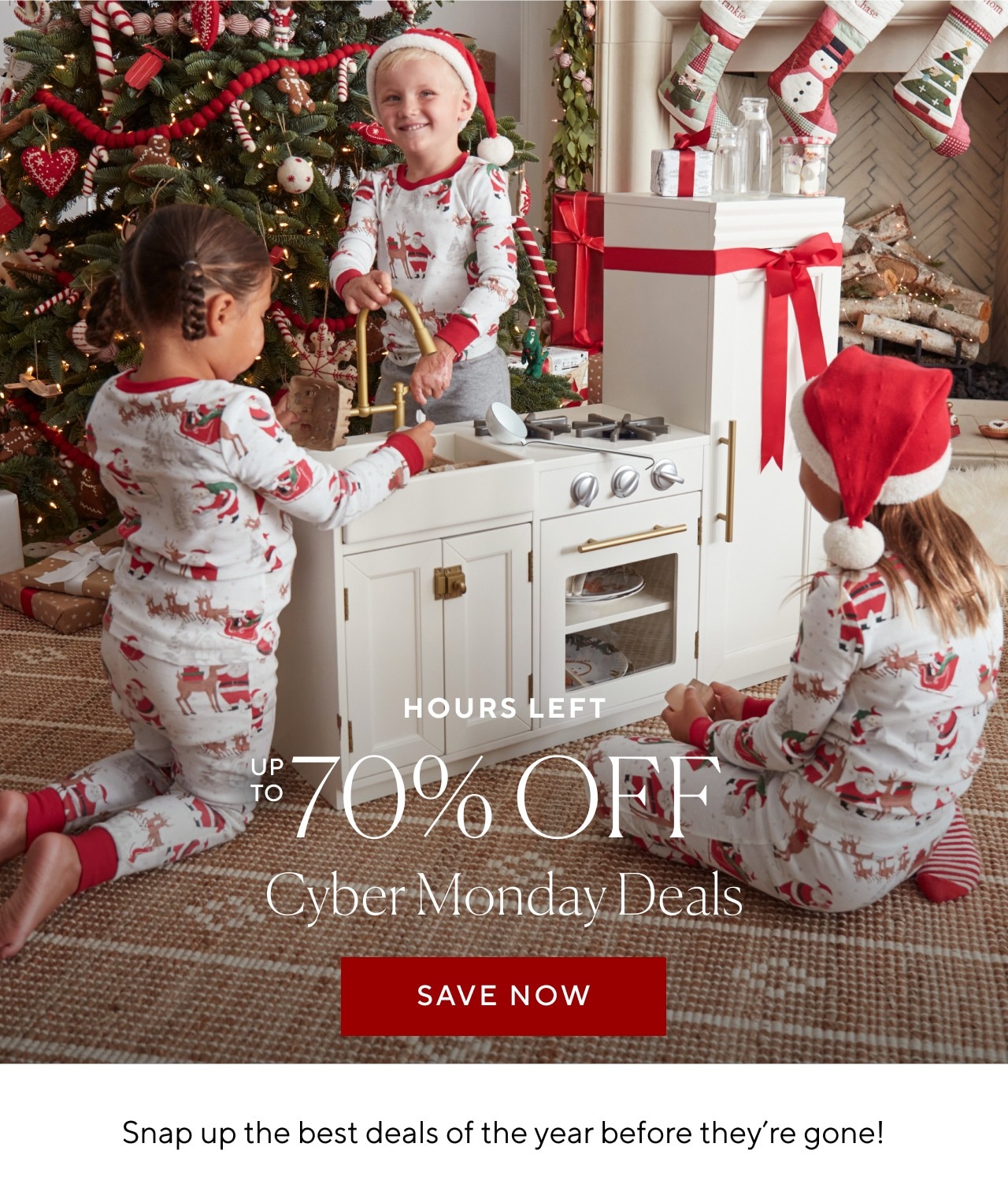 HOURS LEFT - UP TO 70% OFF CYBER MONDAY DEALS