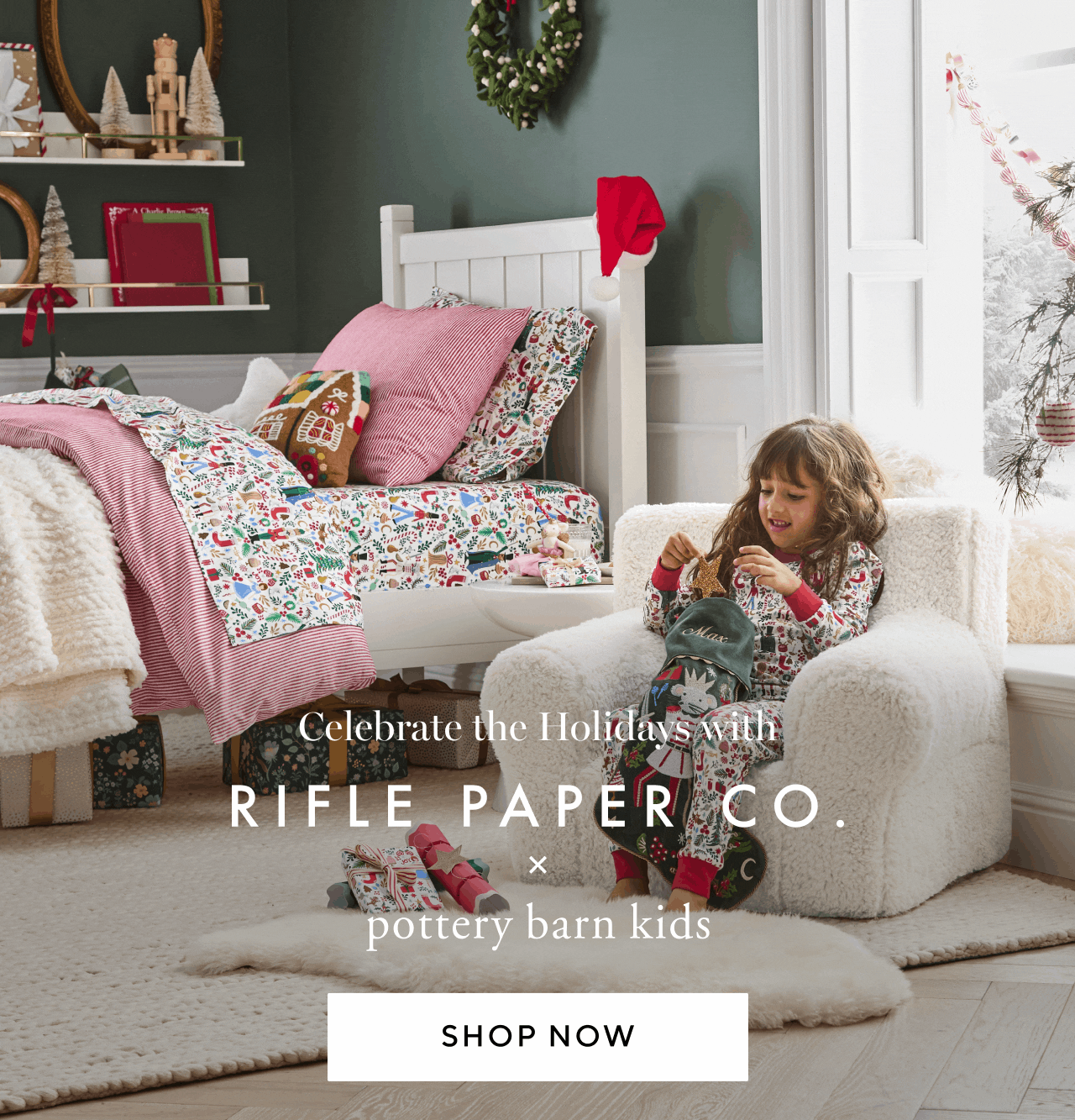 CELEBRATE THE HOLIDAYS WITH RIFLE PAPER CO. X POTTERY BARN KIDS