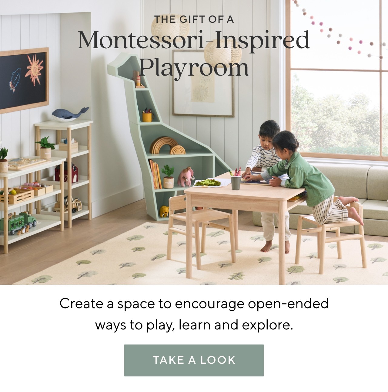 THE GIFT OF A MONTESSORI-INSPIRED PLAYROOM