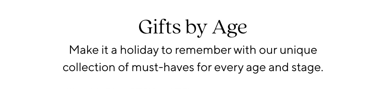 GIFTS BY AGE