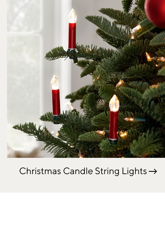 CHRISTMAS CANDLE STRING LIGHTS