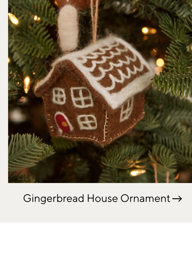 GINGERBREAD HOUSE ORNAMENT