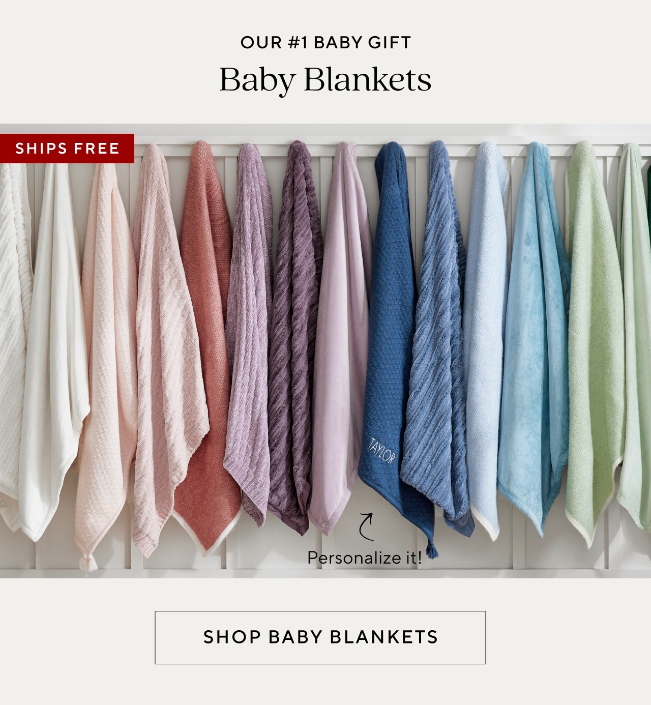 OUR #1 BABY GIFT - BABY BLANKETS
