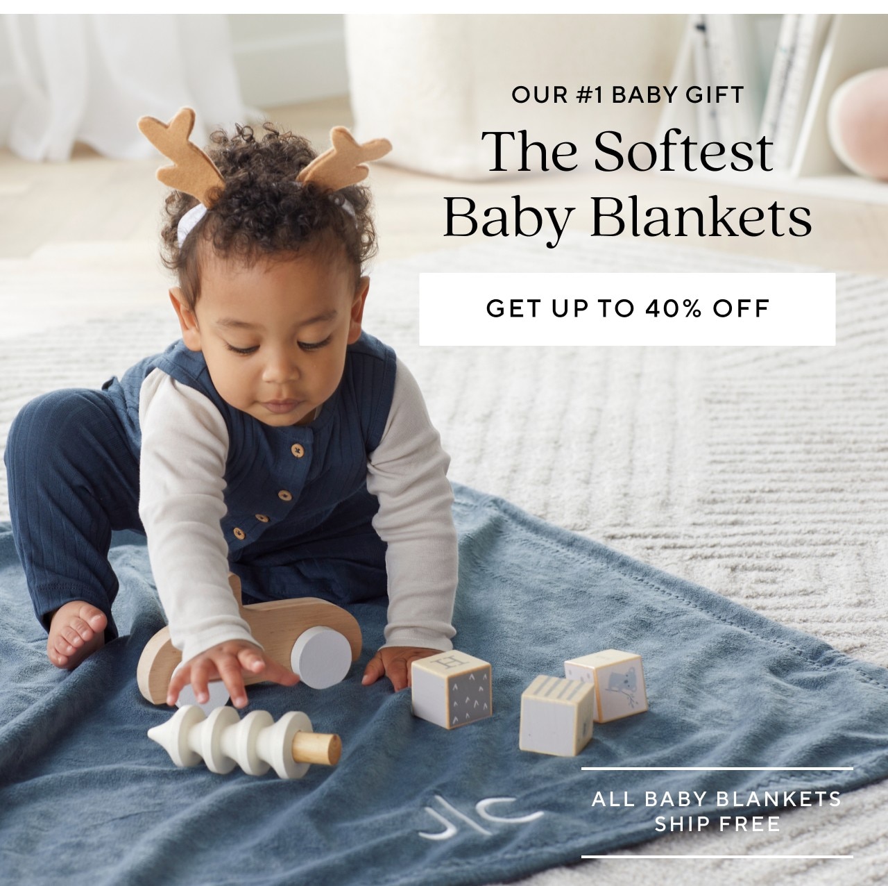 THE SOFTEST BABY BLANKETS - GET UP TO 40% OFF
